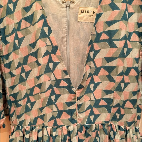 Mirth Geometric Patterned Green Dress - Picture 4 of 5